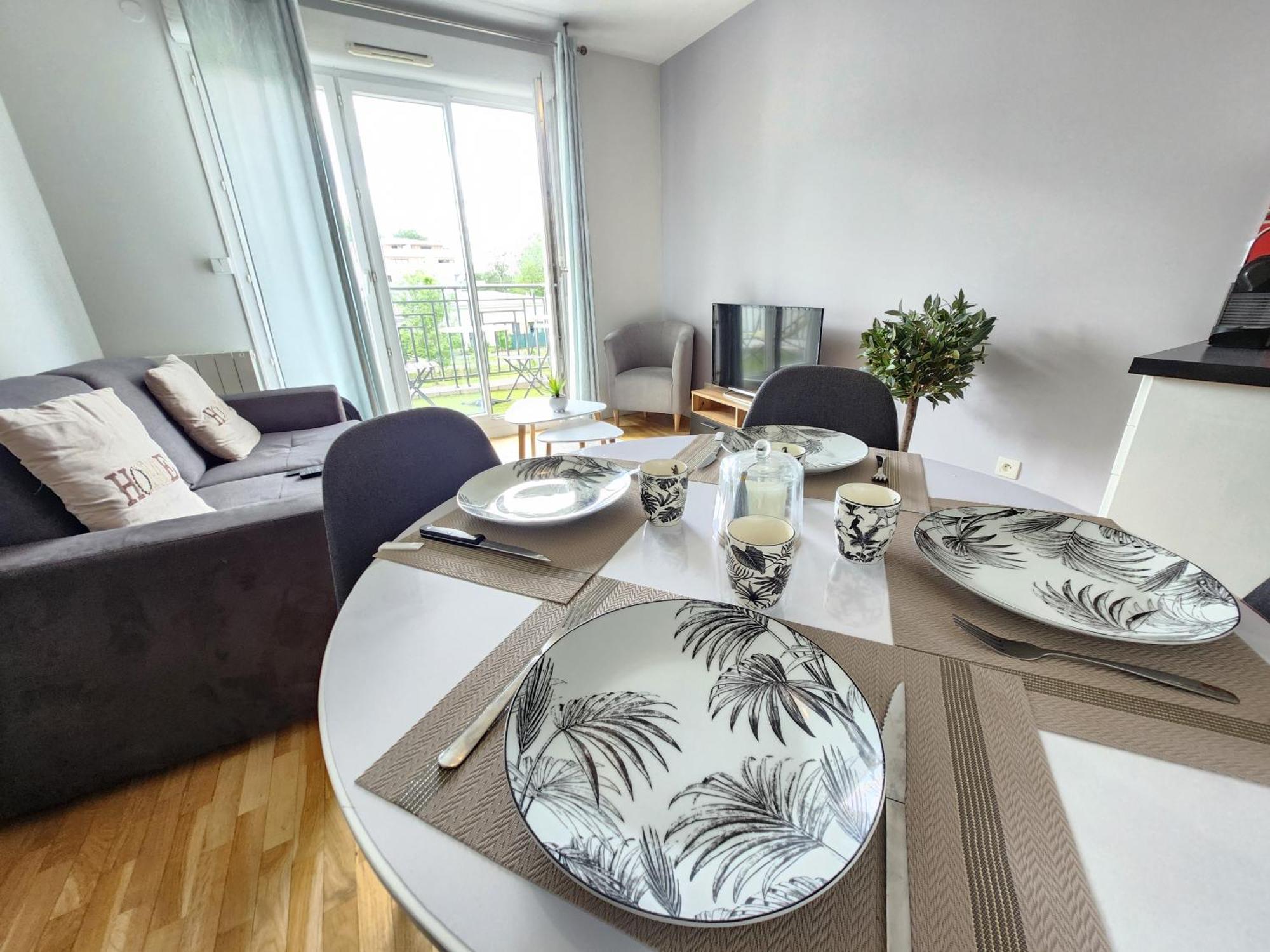 Appartement, Balcon, Parking, 5' Disneyland Montevrain Ngoại thất bức ảnh